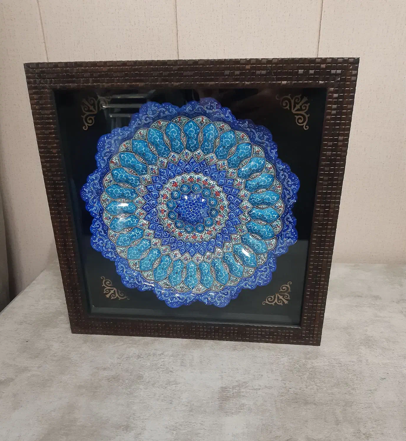 قاب مینا|صنایع دستی و سایر لوازم تزئینی|اصفهان, بیدآباد|دیوار