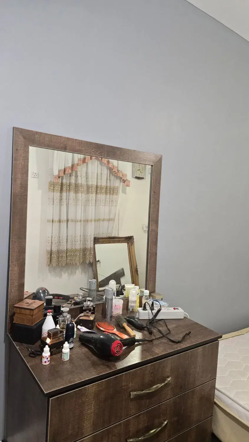 سرویس خواب کاملا نو با بهترین کیفیت|تخت و سرویس خواب|امیدیه, |دیوار