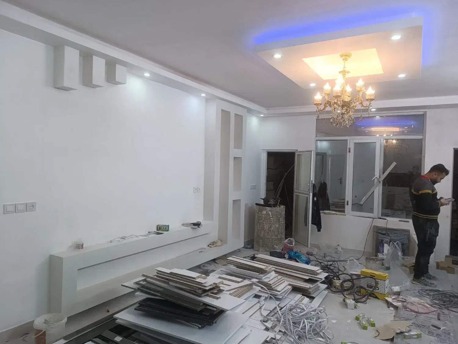 گچ کاری و گچبری بشرط تمیزی|خدمات پیشه و مهارت|مشهد, حجت|دیوار