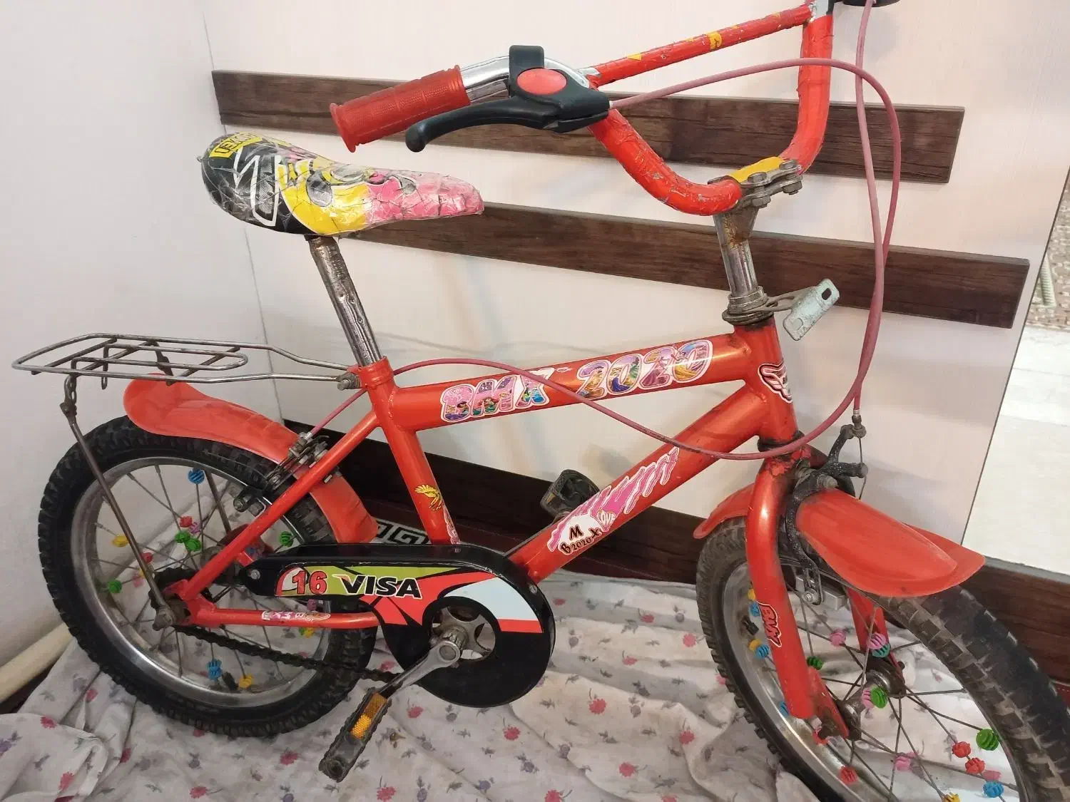 دوچرخه دخترانه سایز 16کارکرده|دوچرخه، اسکیت، اسکوتر|پاکدشت, پاکدشت (مامازند)|دیوار