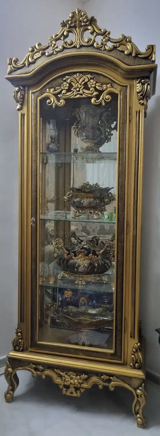 بوفه چوبی تاج دار|بوفه، ویترین، کنسول|اندیشه, اندیشه فاز ۴|دیوار