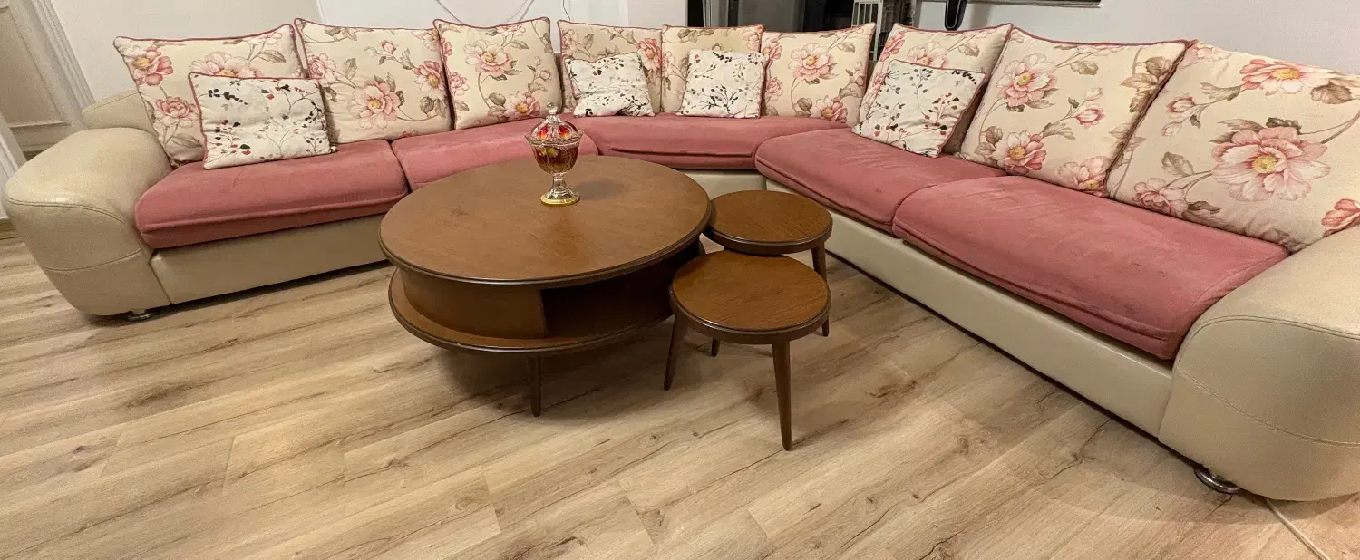 مبل ۷ نفره +۱|مبلمان خانگی و میز عسلی|بابل, |دیوار