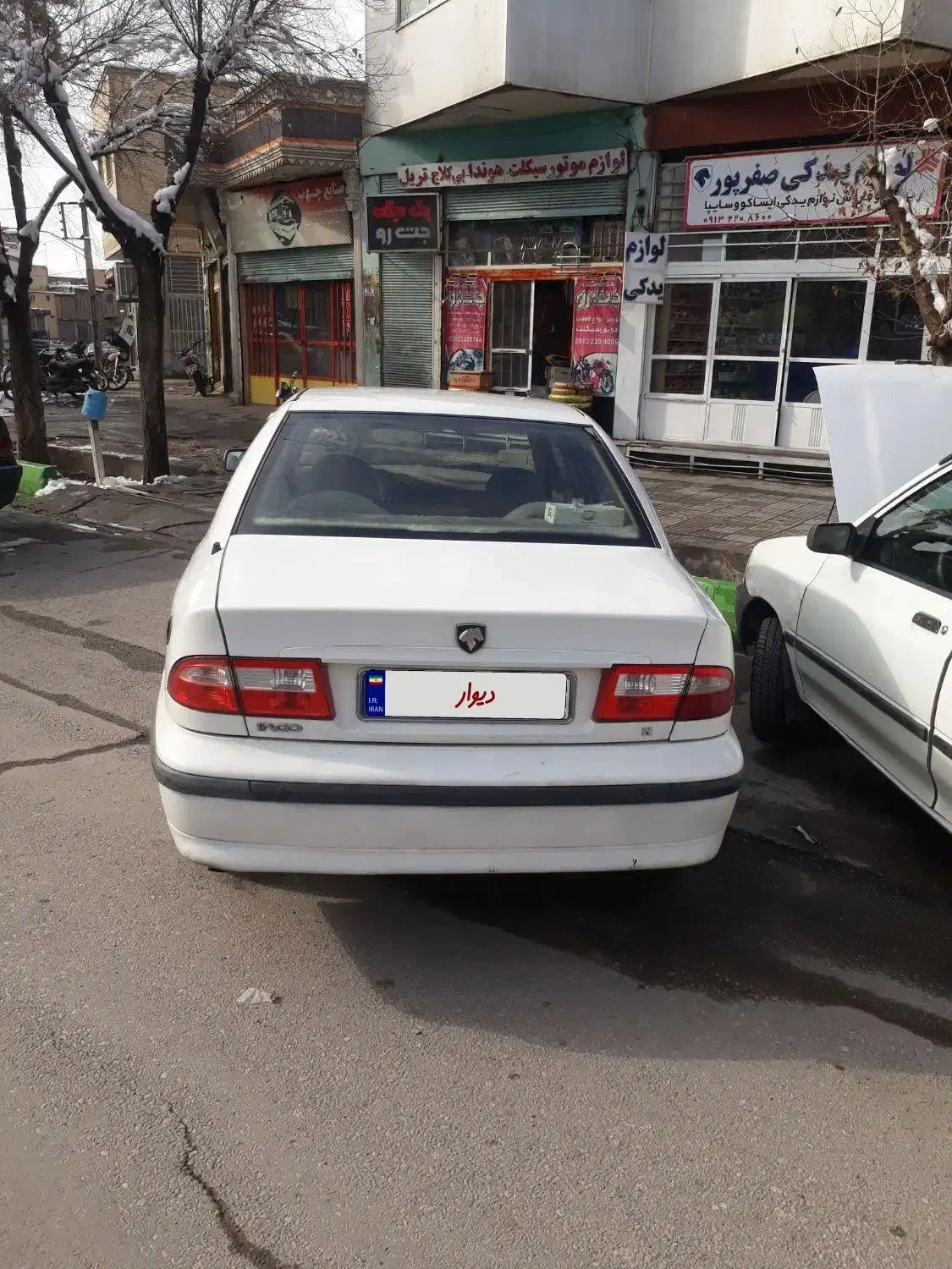 سمند ال ایکس دوگانه ۸۷سفید|خودرو سواری و وانت|شهرضا, |دیوار