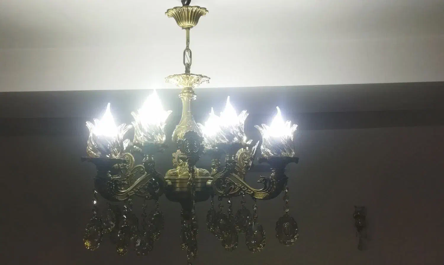 لوستر در حد نو|لوستر و چراغ آویز|الوند, |دیوار