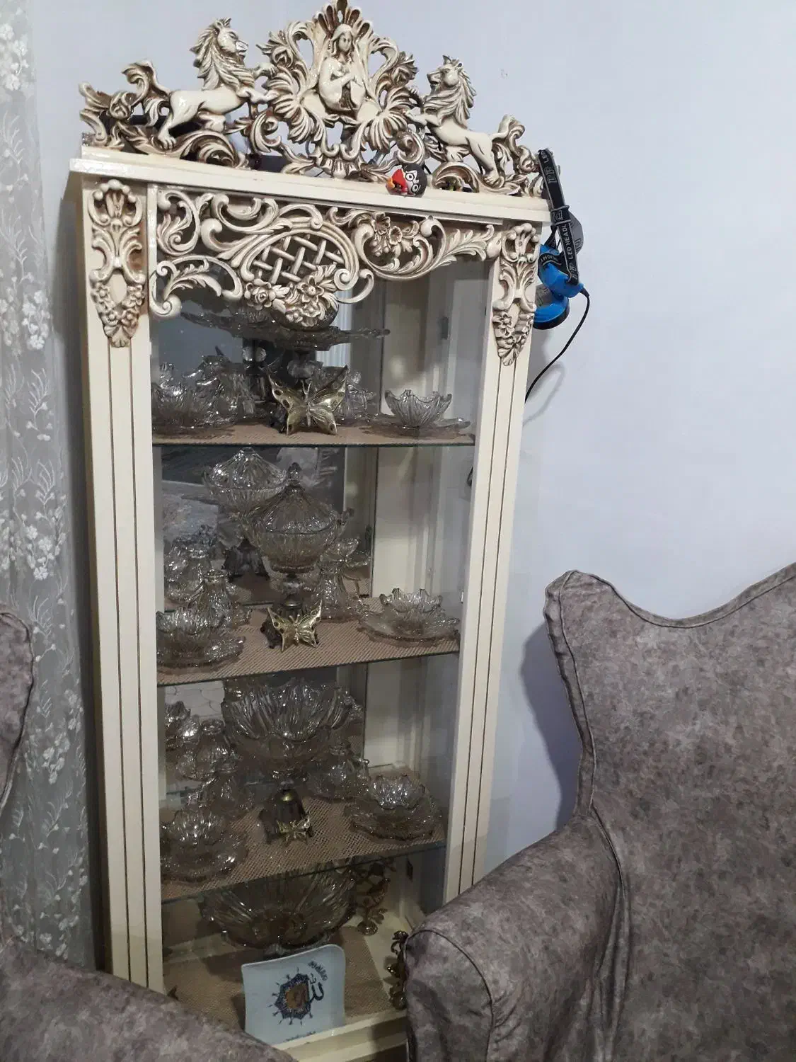 بوفه چوبی|بوفه، ویترین، کنسول|همدان, |دیوار