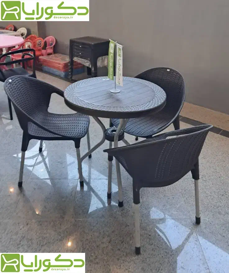 میز و صندلی پلاستیکی پلیمری|کافیشاپ و رستوران|مشهد, ویلاشهر|دیوار