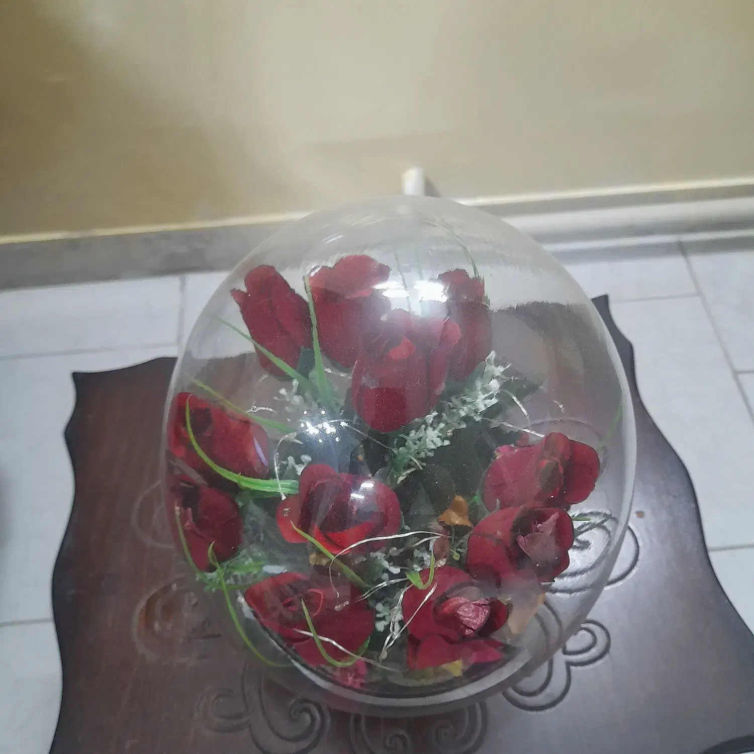 گوی گل سرخ|مجسمه، تندیس، ماکت|پاکدشت, شهرک امام رضا|دیوار