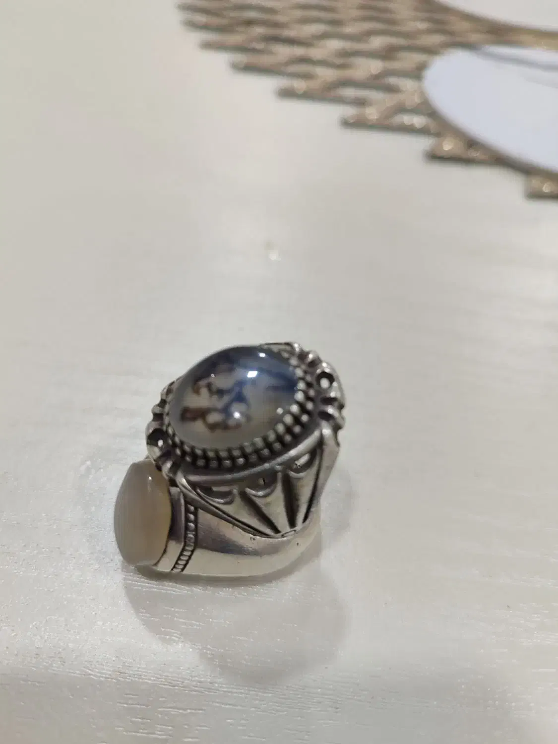 دو عدد انگشتر نقرە|جواهرات|سقز, |دیوار