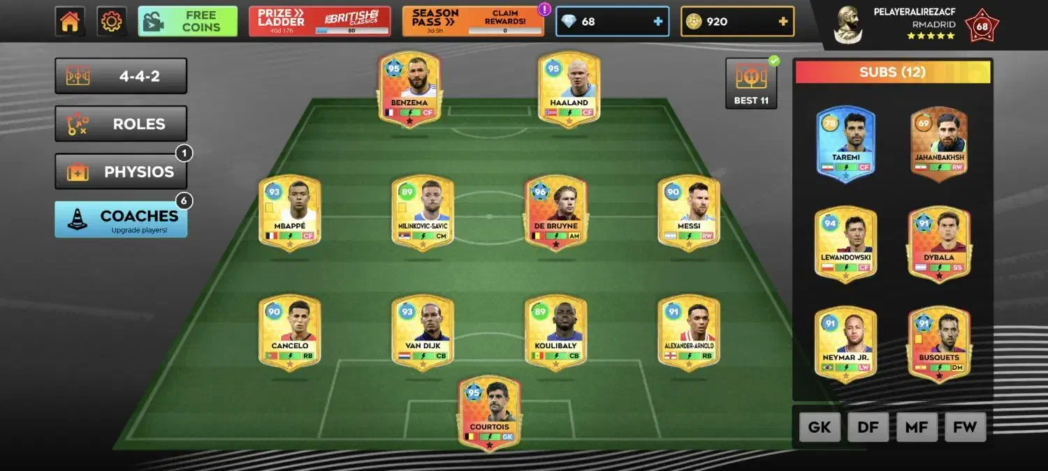 اکنت دریم لیگ ۲۰۲۵|کنسول، بازی ویدئویی و آنلاین|بن, |دیوار