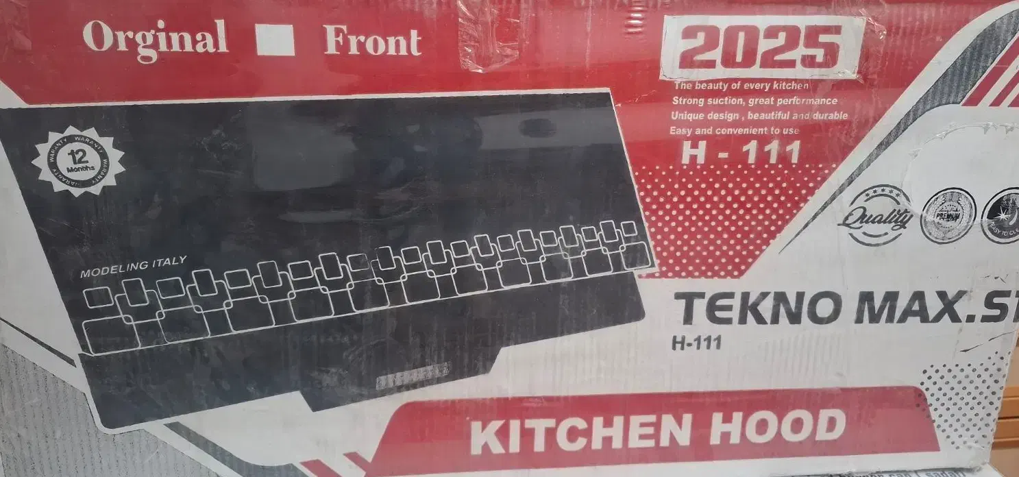 هود شیشه ای teknomax ، مدل h111 s1|اجاق گاز و لوازم برقی پختوپز|مهدی شهر, |دیوار