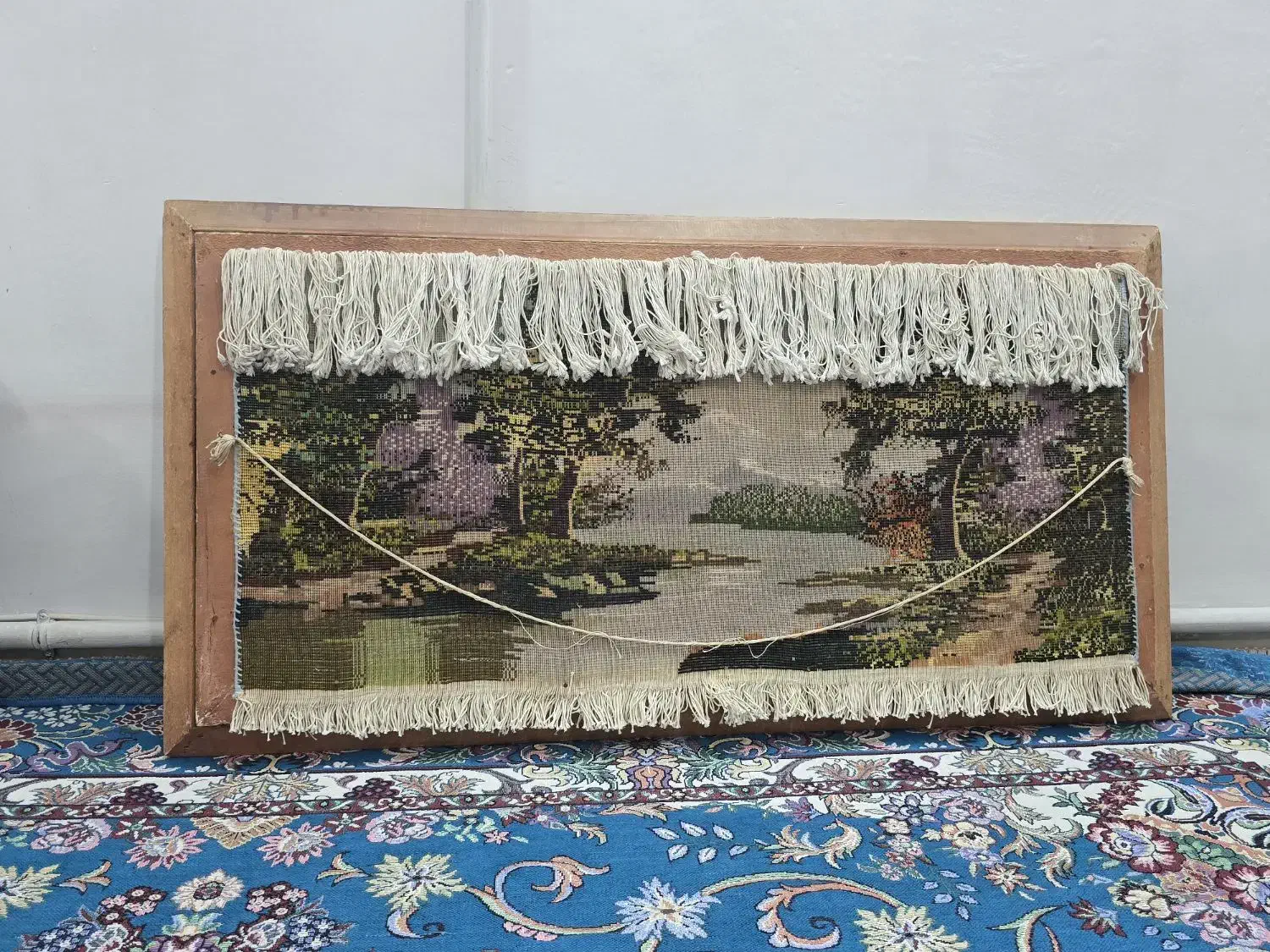 تابلو فرش دستبافت قدیمی|تابلو فرش|تکاب, |دیوار