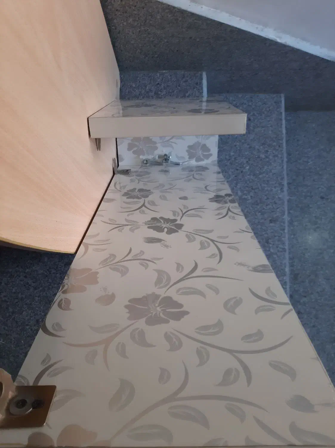 شلف دیواری مدل ال|کتابخانه، شلف، قفسه‌های دیواری|رشت, جهاد|دیوار