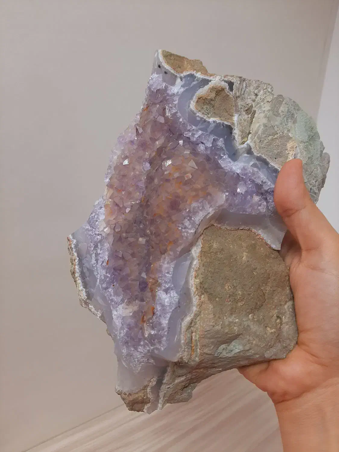 آویز سنگ عقیق آمیتیست سلنایت|جواهرات|رشت, چله خانه|دیوار