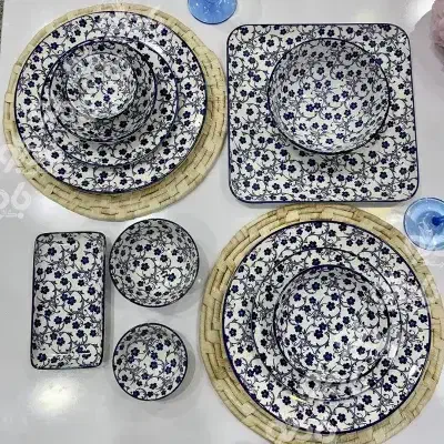 ظروف چینی سرامیک گل آبی، ظروف پیرکس فرانسه|ظروف سرو و پذیرایی|اهواز, یوسفی|دیوار