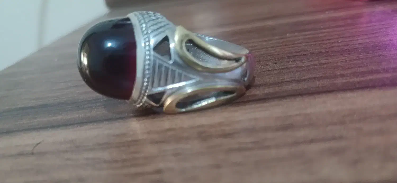 انگشتر نقره رکاب ممی سعادت زیر قیمت|جواهرات|قائم‌شهر, |دیوار