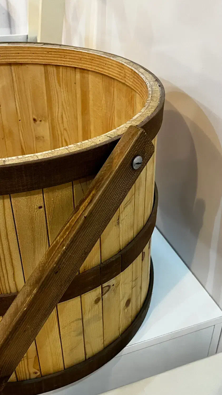 سطل چوبی|صنایع دستی و سایر لوازم تزئینی|لار, |دیوار