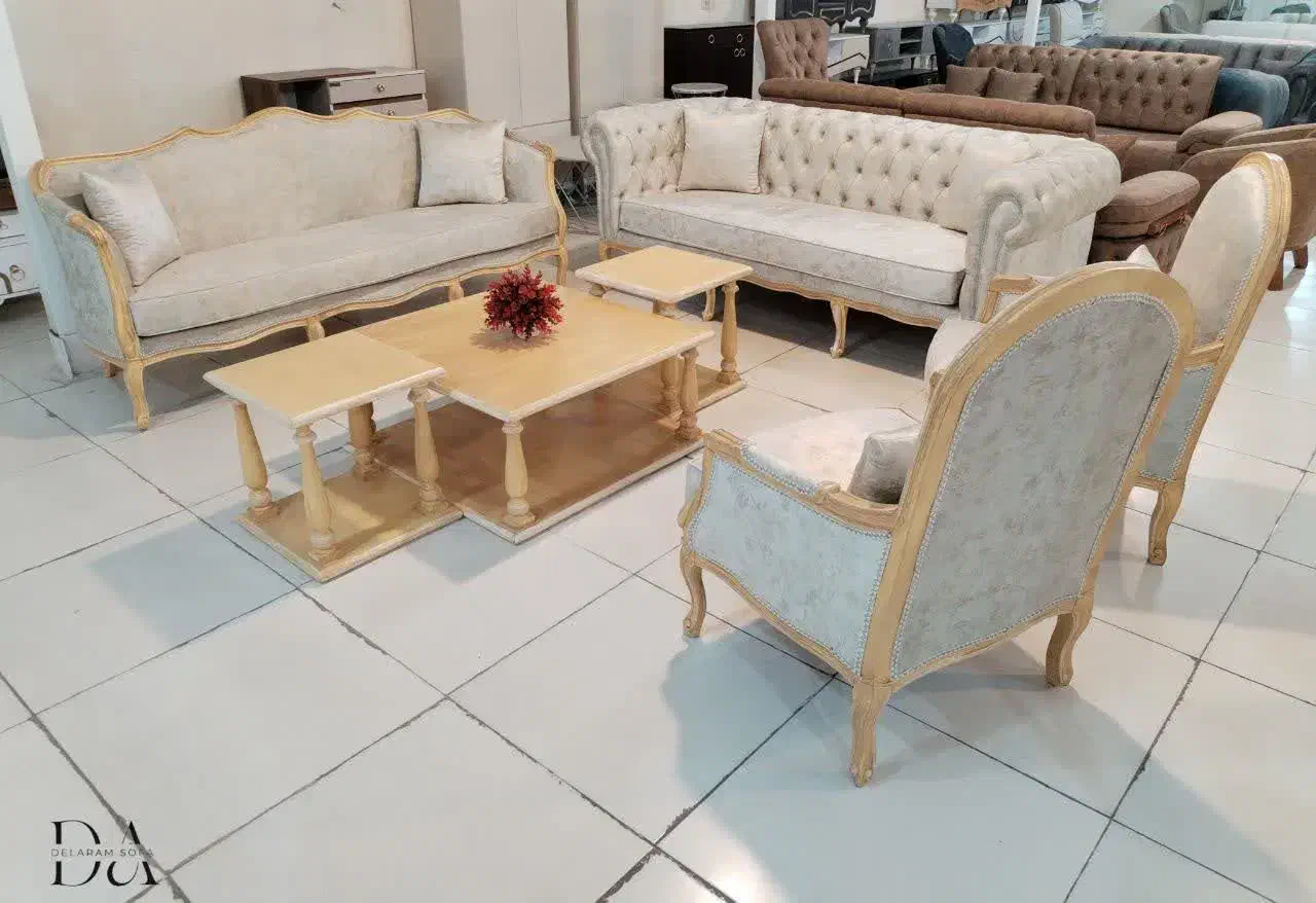 طرح تعویض مبل فرانسوی کویین|مبلمان خانگی و میز عسلی|فولادشهر, فولادشهر|دیوار