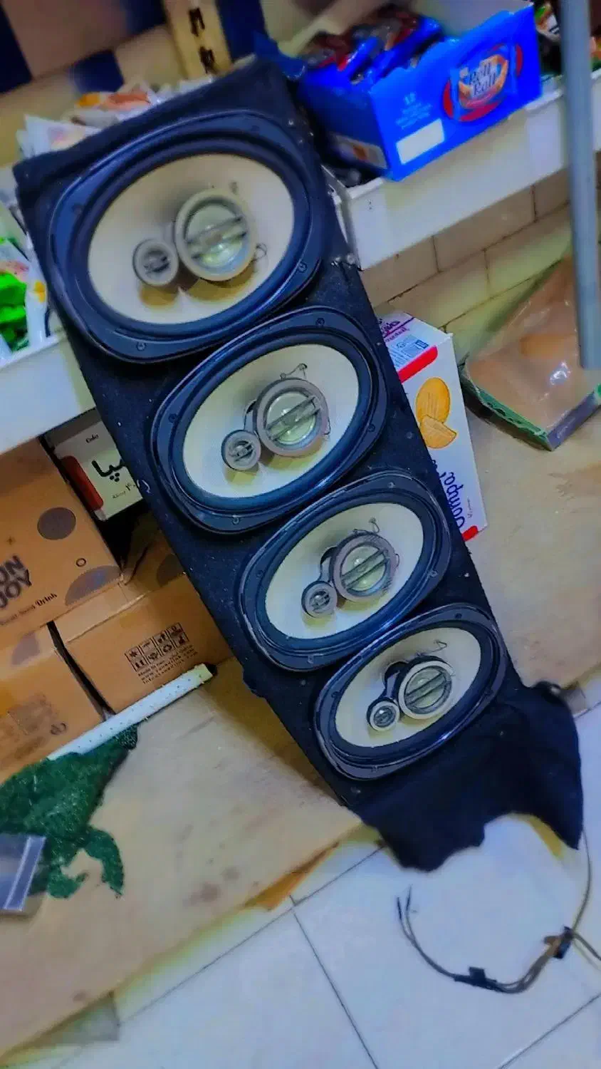 دو جفت اسپیکر KENWOOD|سیستم صوتی خانگی|کارون, |دیوار