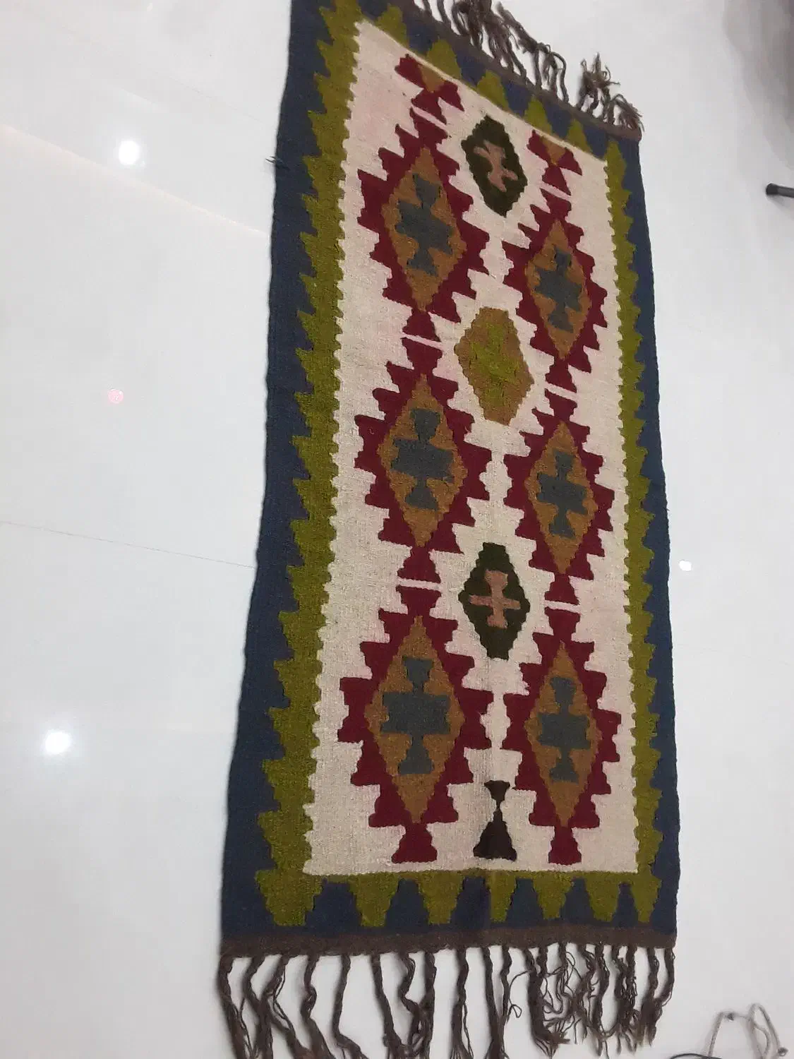 گلیم سنتی دستباف تمام پشم نو|گلیم، جاجیم، گبه|همدان, |دیوار