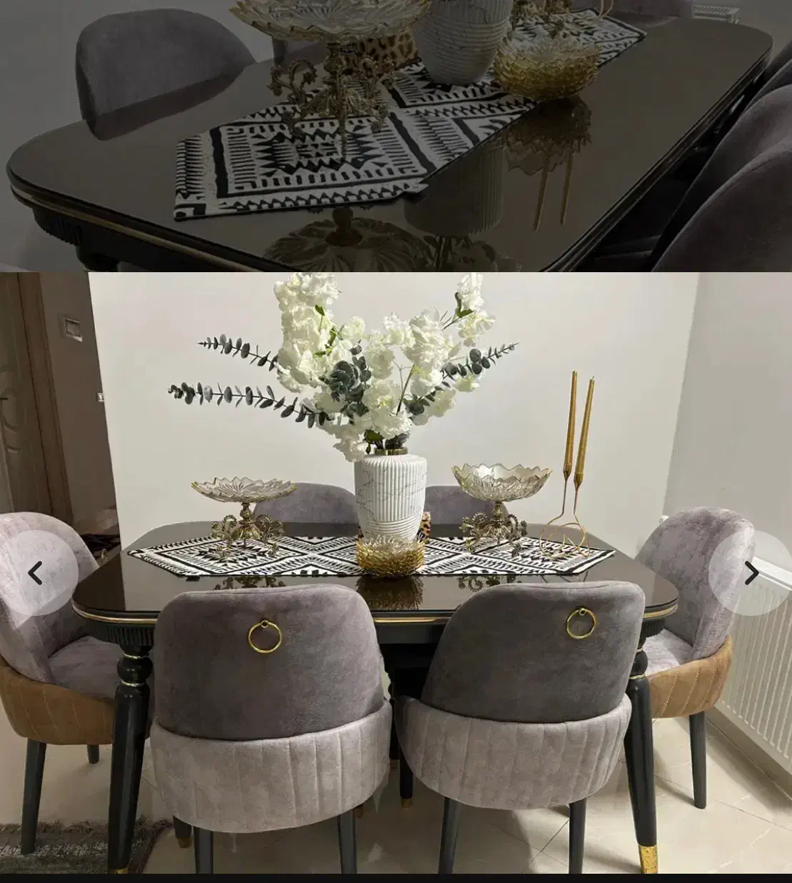 میز ناهار خوری ۶‌نفره|میز و صندلی غذاخوری|بندر گز, |دیوار