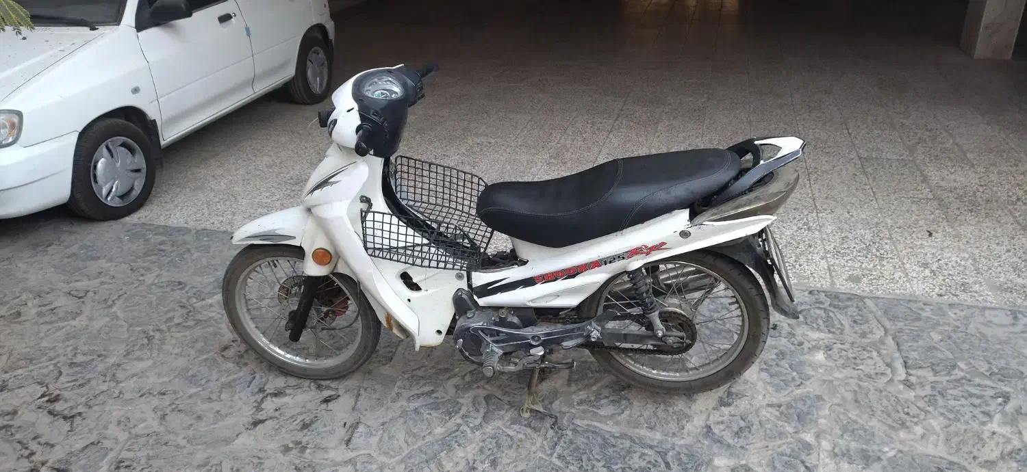 موتور شوکا مدل 91سفید|موتورسیکلت|مشهد, جاهد شهر|دیوار