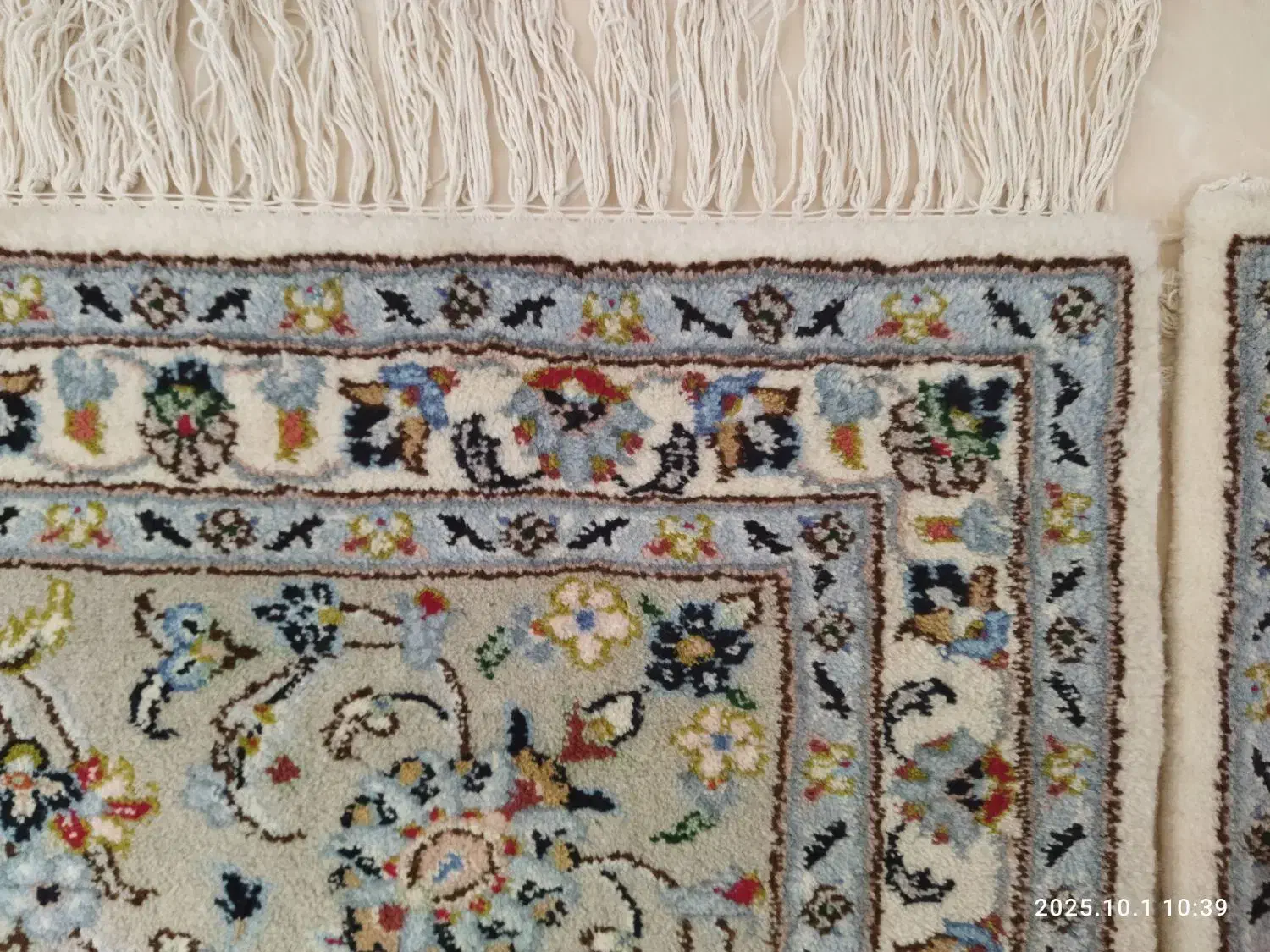 فرش دستباف جفت نه متری|فرش|سمنان, |دیوار