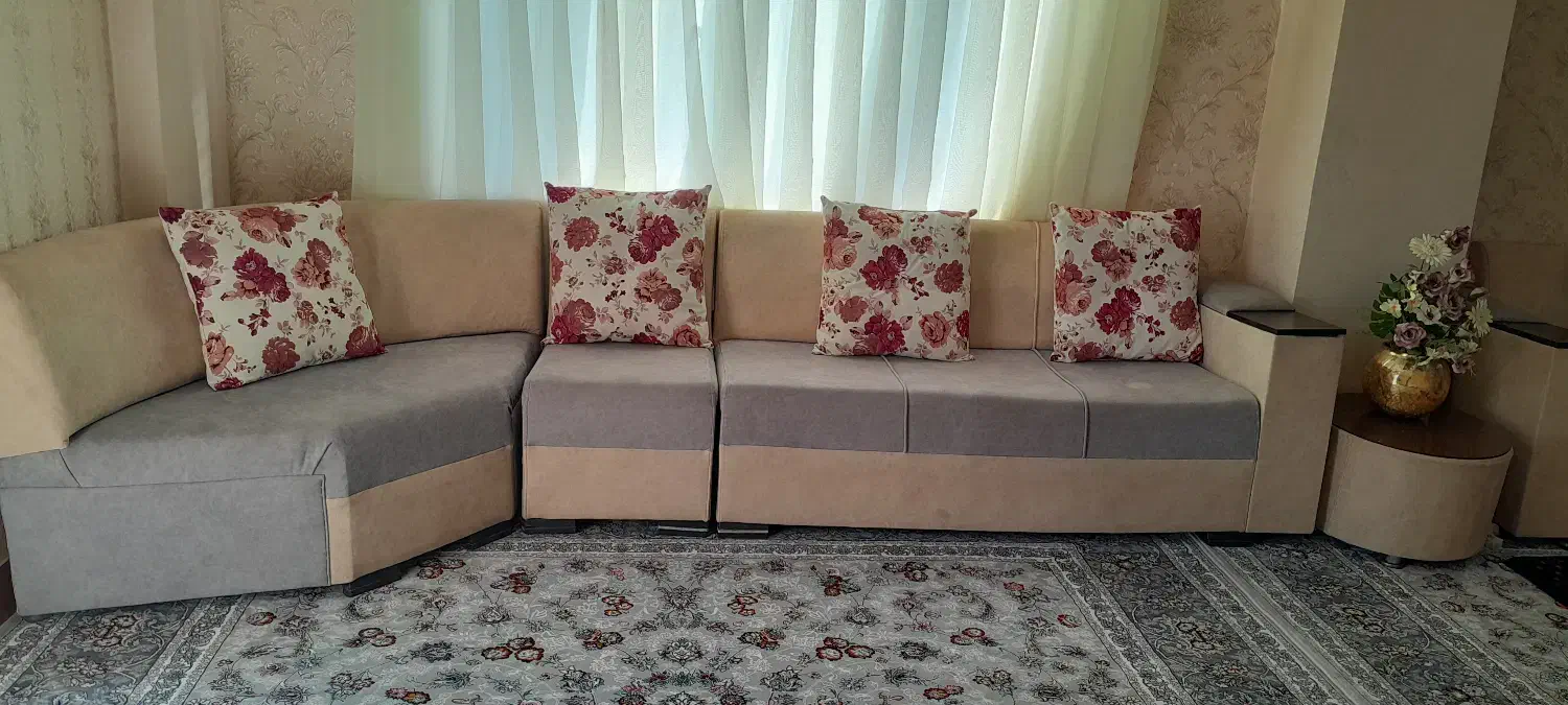 مبل ۹ نفره کار کرده|مبلمان خانگی و میز عسلی|سنندج, |دیوار