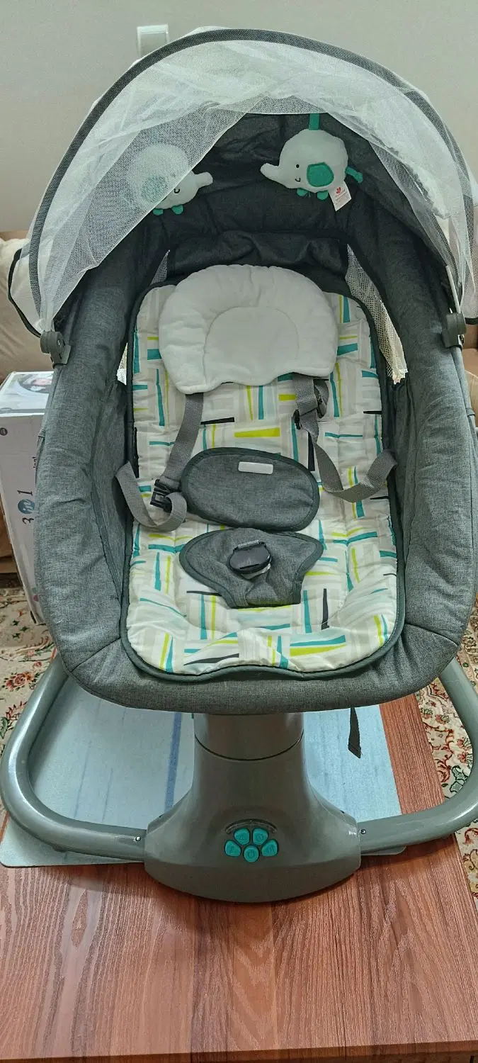 گهواره برقی Mastela 3 in 1 Deluxe Multi-Function|تخت و صندلی بچه|تهران, شمشیری|دیوار