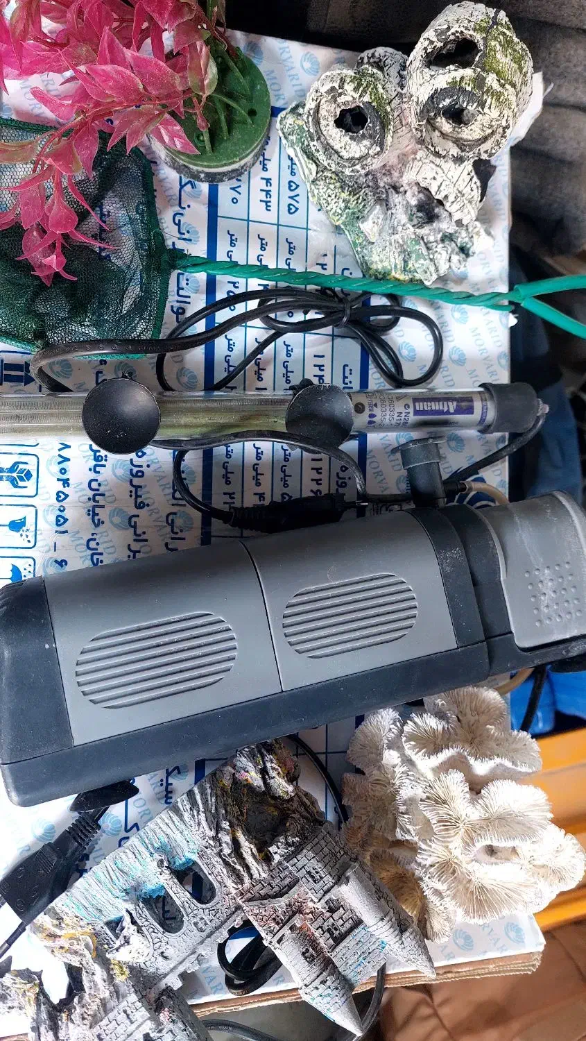 لوازم آکواریوم گپ و بخاری جنس خوب در حد نو|لوازم جانبی حیوانات|کرج, فاز ۳ گوهردشت|دیوار