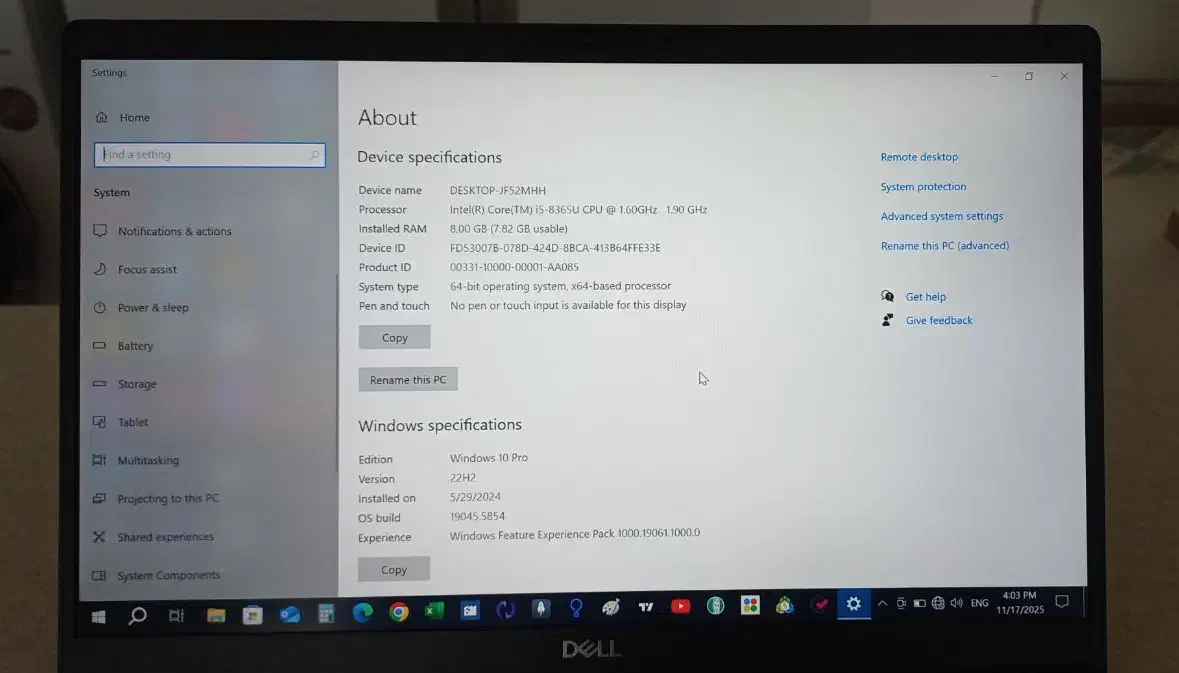 لب تاپ Dell 7400 Core-i5 نسل 8|رایانه همراه|زنجان, |دیوار