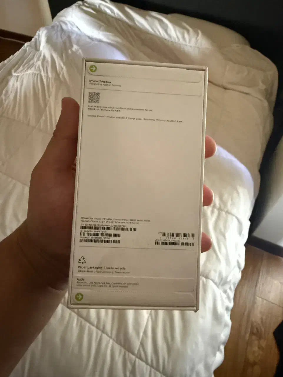 گوشی اپل 17 promax zaa|موبایل|کرج, فاز ۱ مهرشهر|دیوار