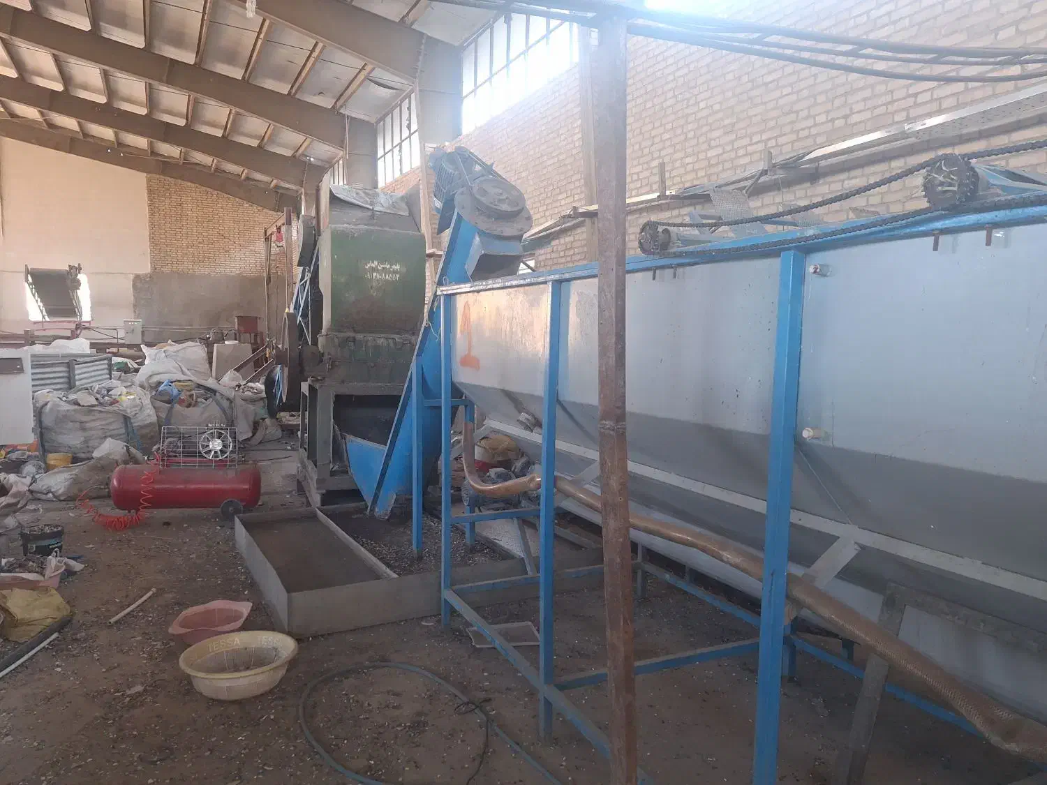 خط شستشو نایلون و پلاستیک بازیافتی|ماشینآلات صنعتی|فولادشهر, فولادشهر|دیوار