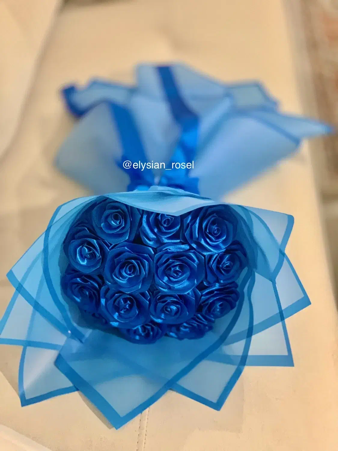 گل روبانی ۱۴تایی|گل مصنوعی|ارومیه, |دیوار