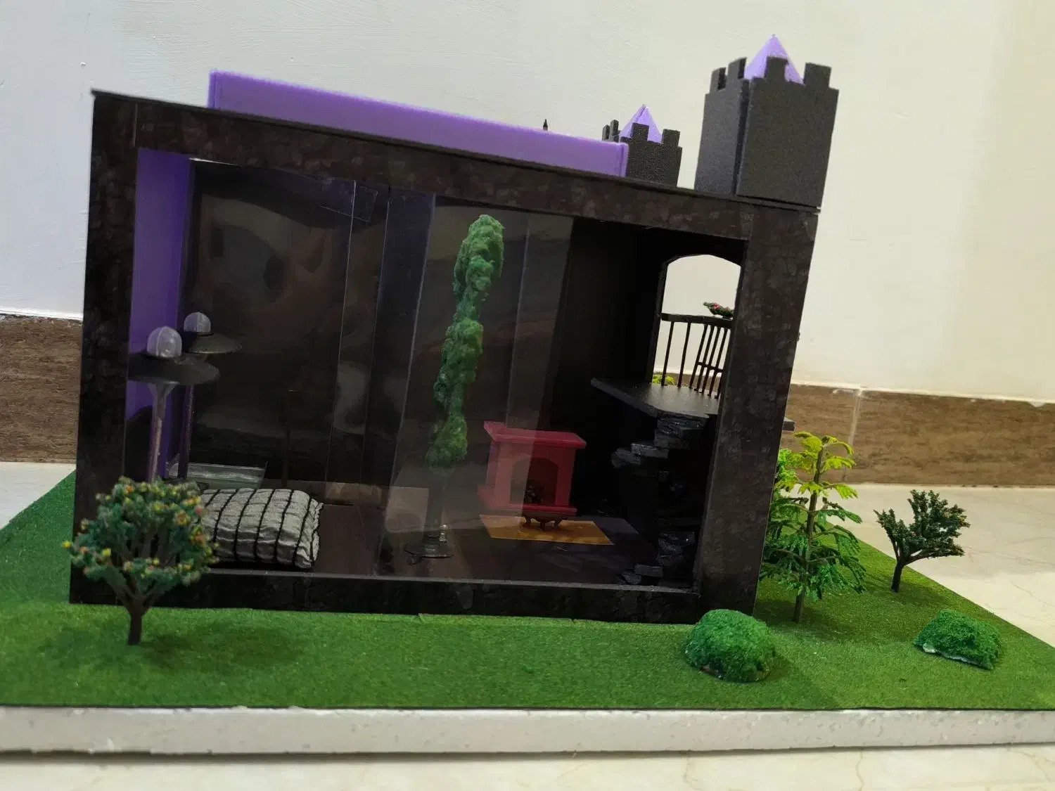 ماکت معماری|مجسمه، تندیس، ماکت|رشت, سعدی (تختی)|دیوار