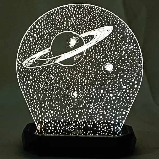 چراغ خواب یا چراغ خواب بالبینگ سه بعدی منظومه|چراغ خواب و آباژور|مشهد, ایثارگران|دیوار