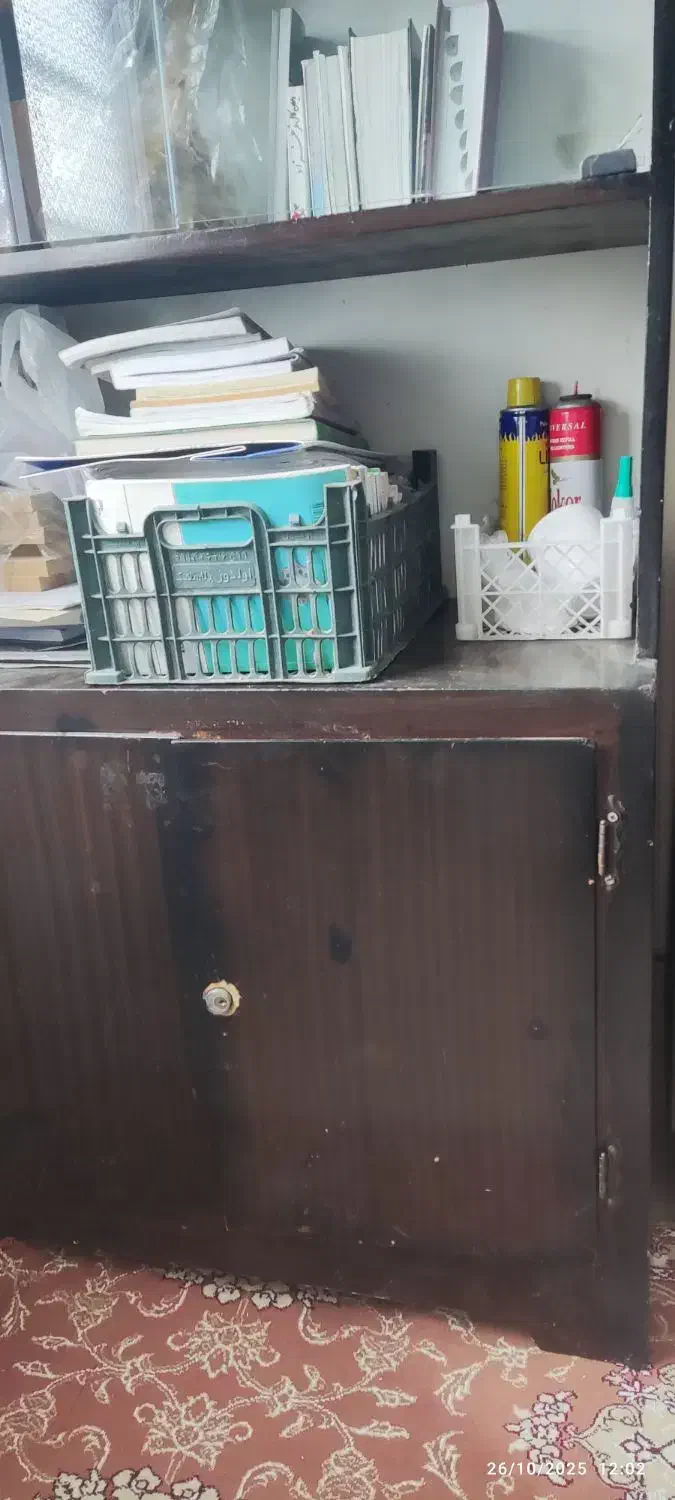 کمد شیشه ای|کتابخانه، شلف، قفسههای دیواری|خوی, |دیوار