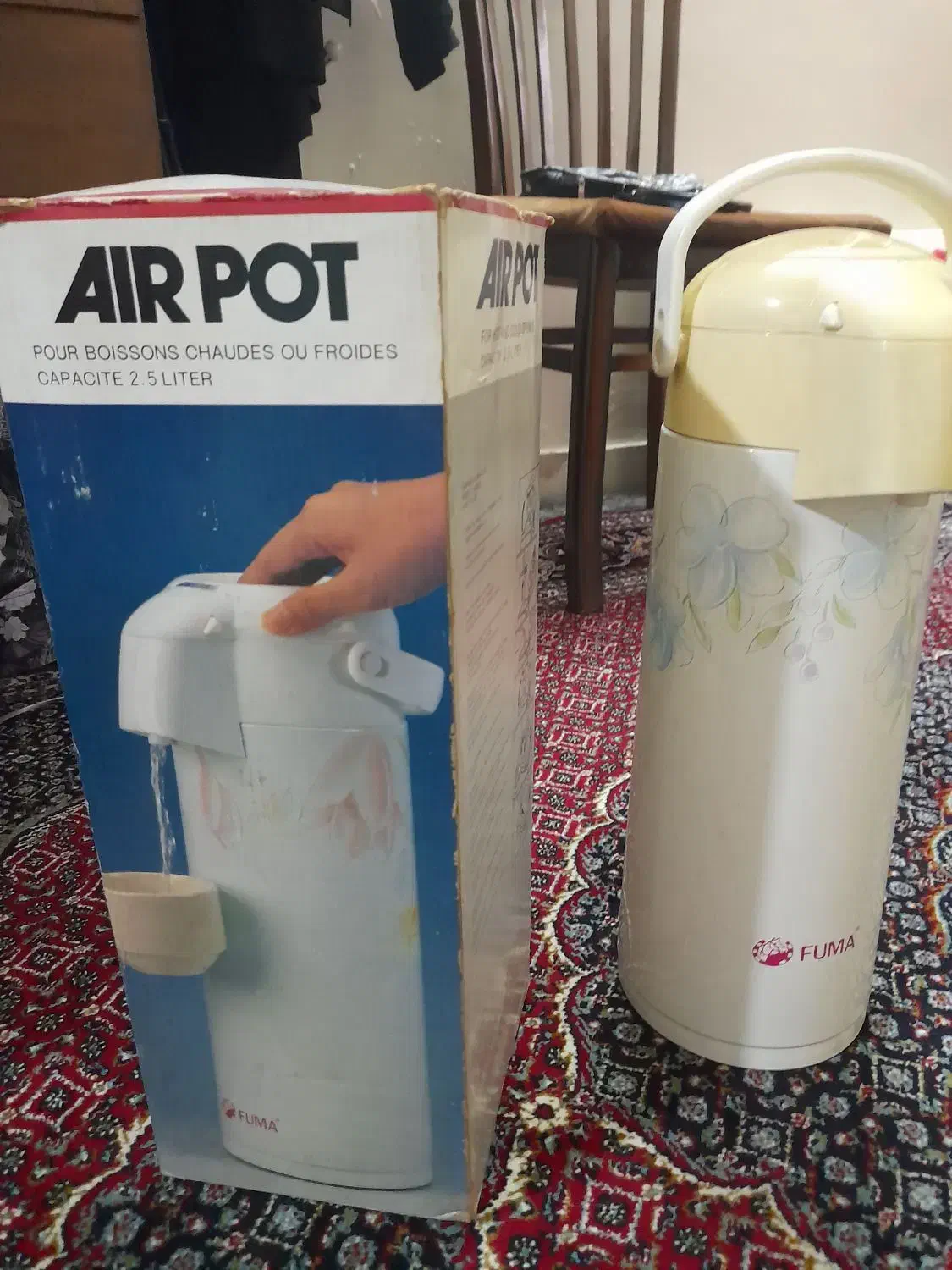 فلاکس ۲ونیم لیتری  مارک fuma|قوری، کتری، قهوه‌ساز دستی|تهران, وصفنارد|دیوار