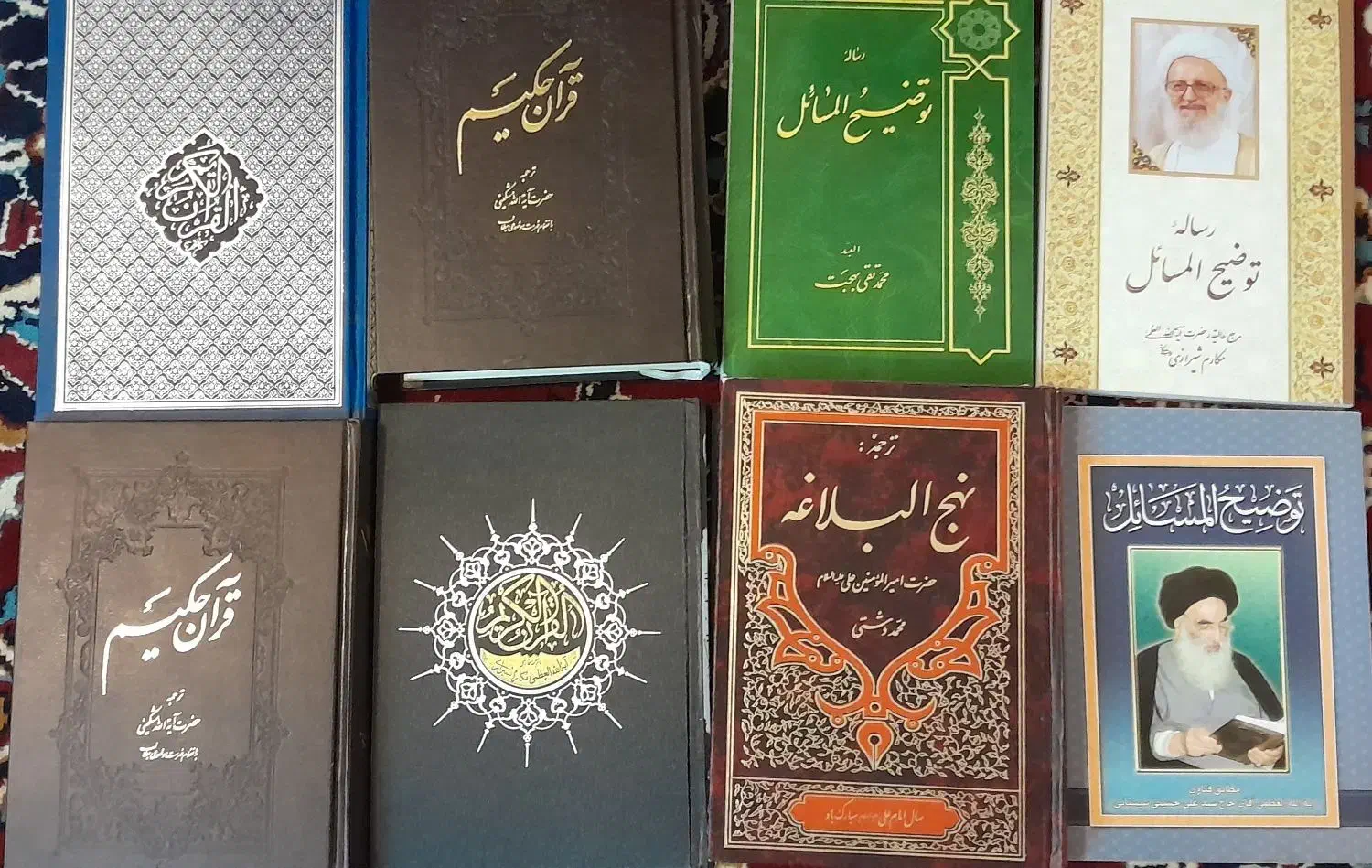 هشت جلد کتاب،هرجلد تقریبن ۹۰ هزار تومن|کتاب و مجله مذهبی|زنجان, |دیوار