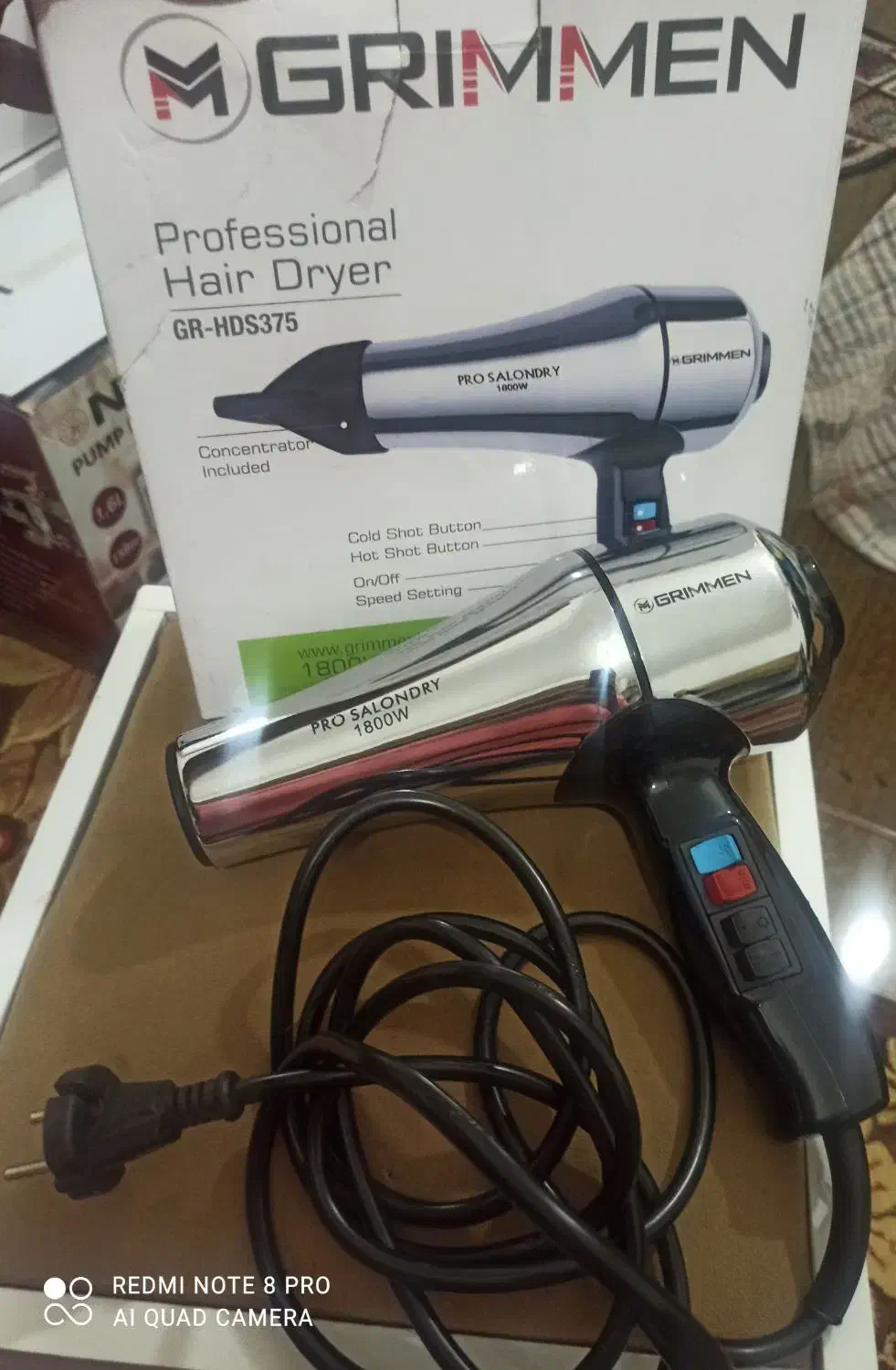 سشوارمارکMGRIMMEN1800W،نو،کنگان|آرایشی، بهداشتی، درمانی|بندر کنگان, |دیوار