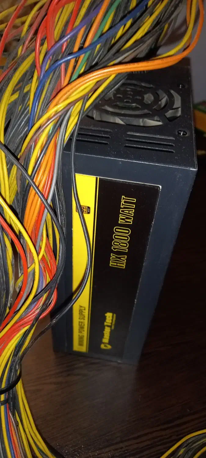 پاور کامپیوتر ۱۸۰۰ وات مسترتک Master tech HX|قطعات و لوازم جانبی رایانه|تهران, شهرک چیتگر|دیوار
