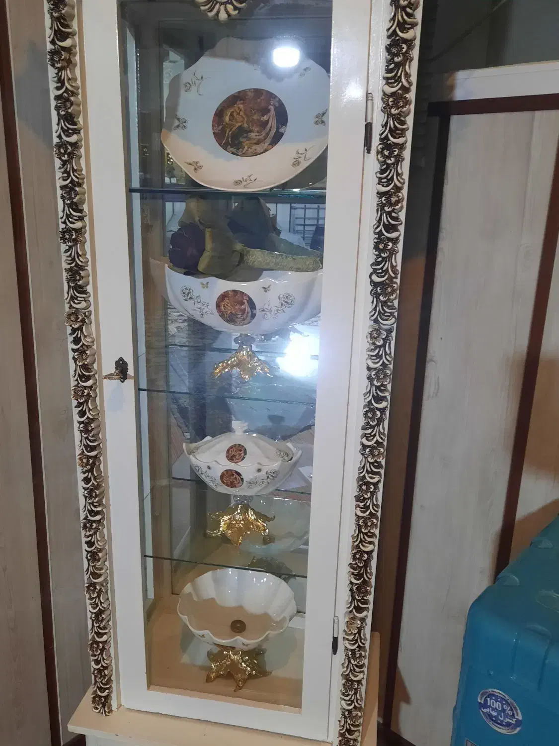 گنجه و ظروف داخلش|بوفه، ویترین، کنسول|مشهد, رسالت|دیوار