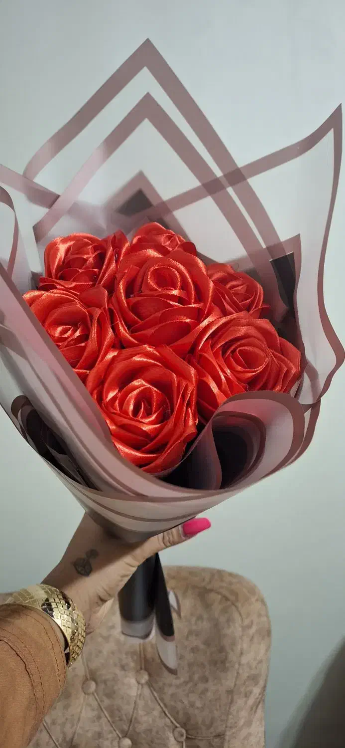 گل روبانی،عروسک|گل مصنوعی|بندرعباس, |دیوار