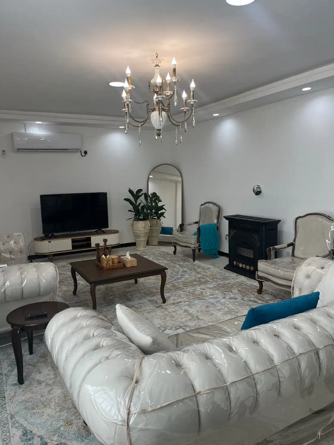 لوستر ۹شعله سرامیکی|لوستر و چراغ آویز|بندر ماهشهر, |دیوار