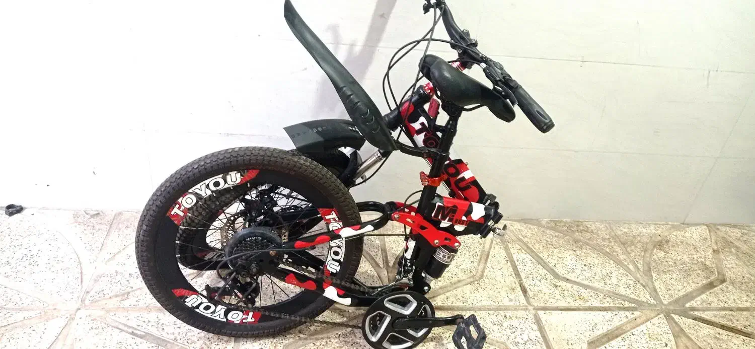 دوچرخه دنده ای ۲۰ تاشو عروسک|دوچرخه، اسکیت، اسکوتر|رشت, سلیمانداراب|دیوار