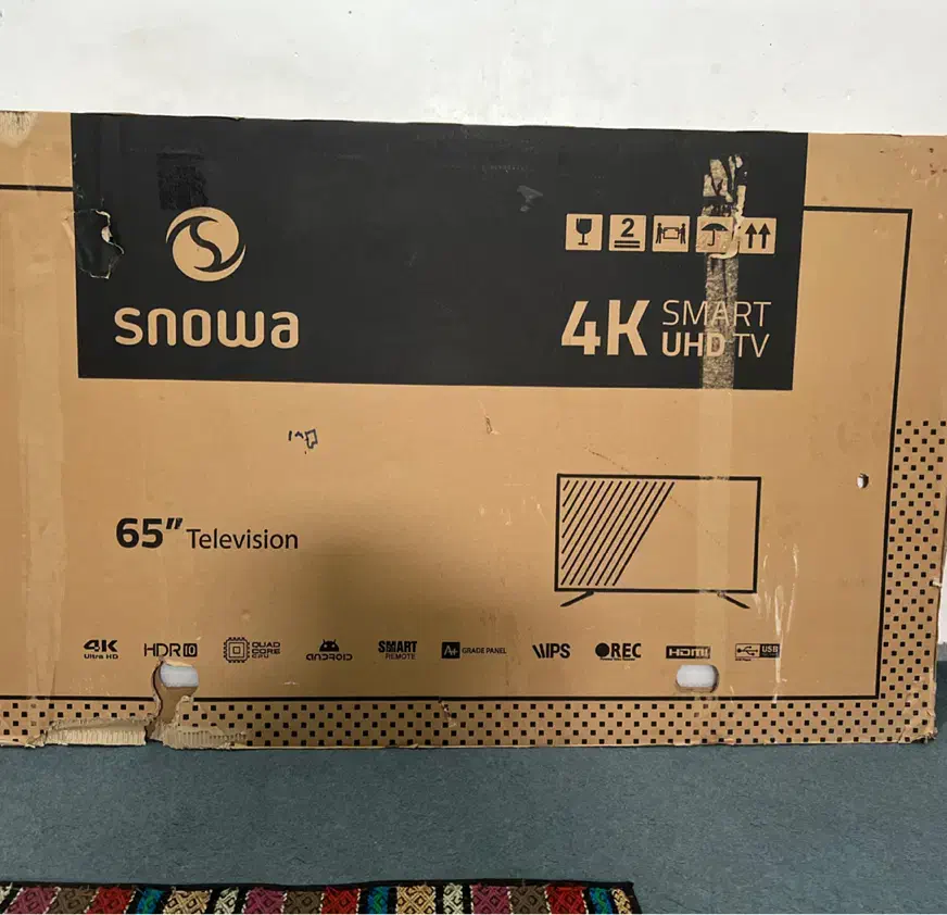 تلویزیون 65|تلویزیون و پروژکتور|بهبهان, |دیوار