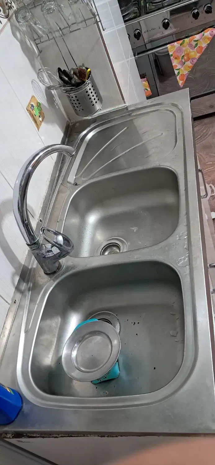 سینک آبچکان کابینت زیر ظرفشویی|آبچکان و نظمدهنده ظروف|زنجان, |دیوار