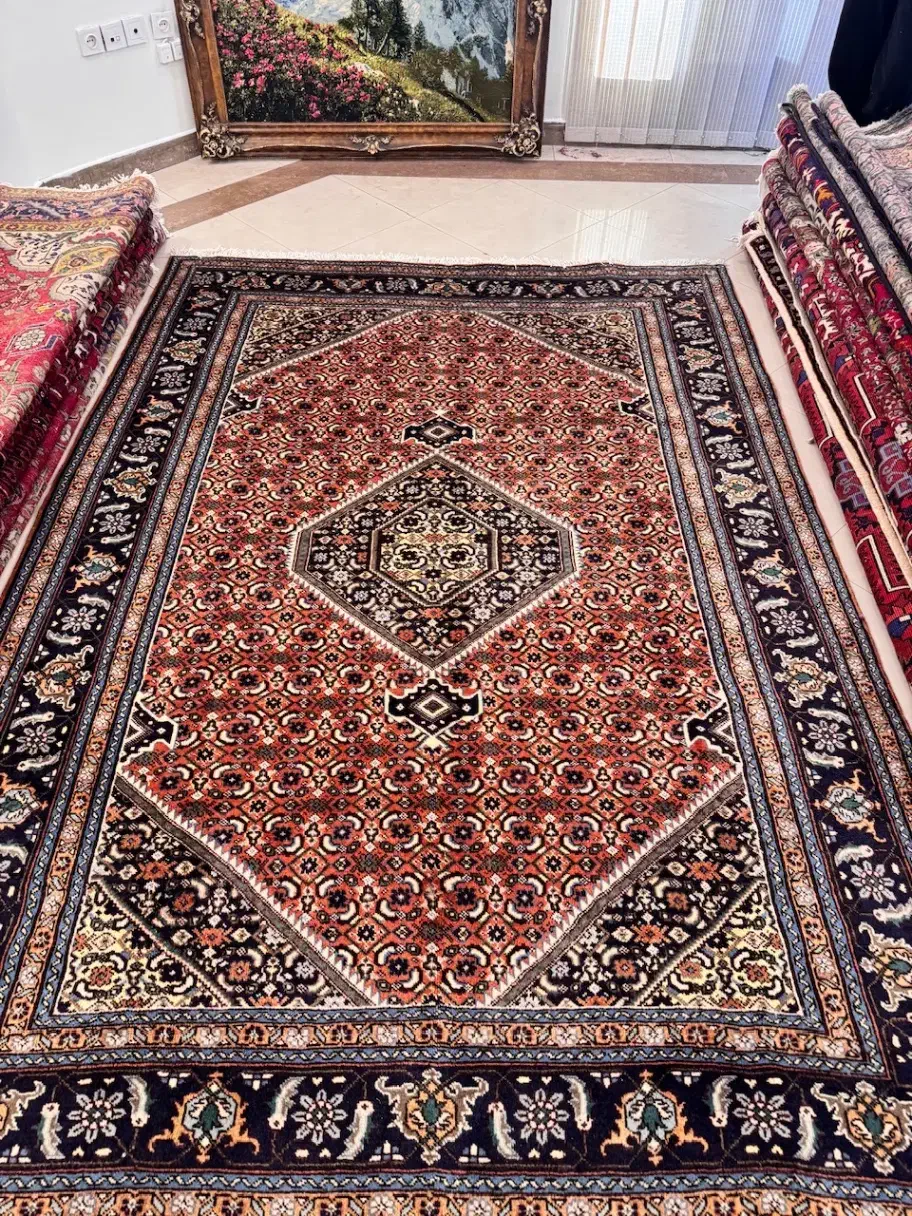 6متری دستباف اردبیل نقشه ماهی رنگ مسی|فرش|تهران, یوسفآباد|دیوار