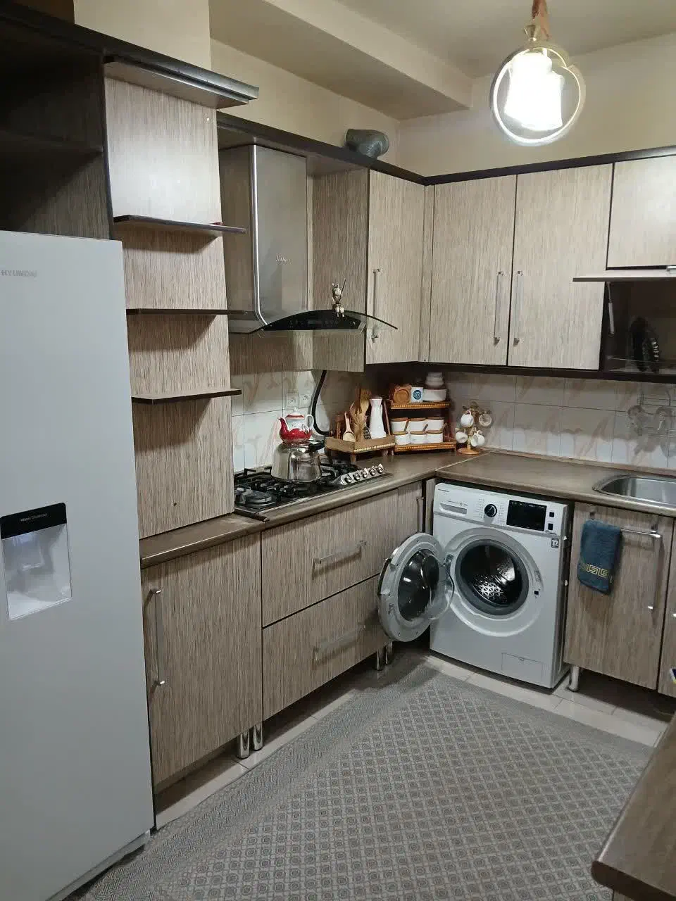 کابینت نسکافه ای با هود و سینک|مصالح و تجهیزات ساختمان|کرج, خرمدشت|دیوار