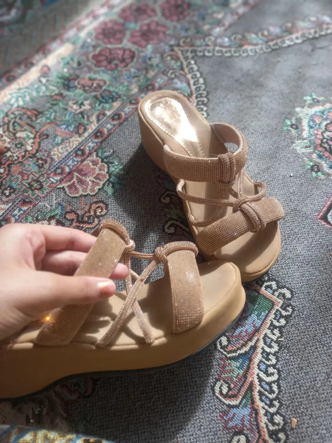 سه جفت کفش صندل|کیف، کفش، کمربند|رضویه, |دیوار