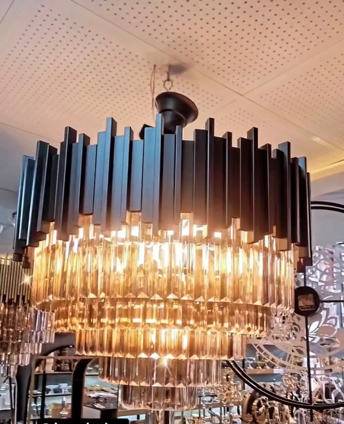 لوستر قطر ۶۰ نو استفاده نشده ۱۱تا لامپ زیر قیمت|لوستر و چراغ آویز|اردبیل, |دیوار